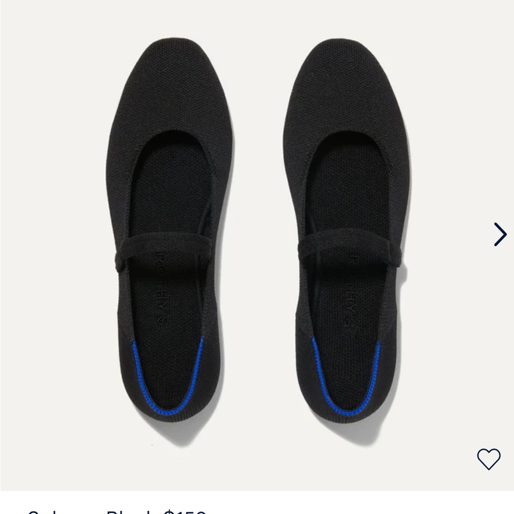 Rothy’s black Mary Jane square toe flats